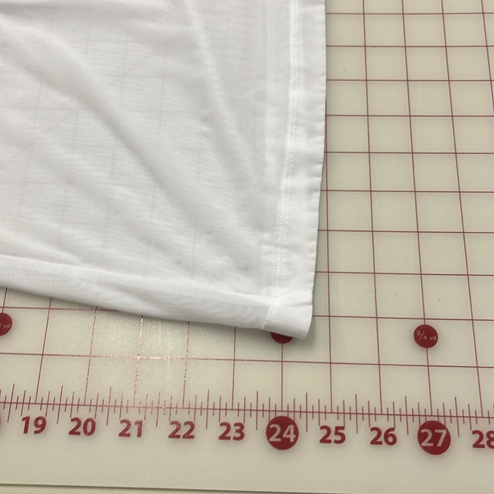 ANATOMIE Made in Italy Mesh Button Long SLV Contemporary City-Chic White Top M - Picture 16 of 16